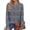Black-Stripe, variant on Womens Long Sleeve Shirts Fall Tunic Tops Casual Crewneck Floral Blouses