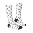 thumbnail image 3 of Daiia Sports Socks Funny Chicken Printed Novelty Crew Socks for Men Women Knee High Socks Cotton Socks Soft & Breathable Support Unisex Socks, 3 of 9