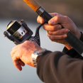 thumbnail image 4 of Fishing Rod Silicone Grip Non-Slip Sweat Absorbing Wrap Strap Fishing Rod black, 4 of 10