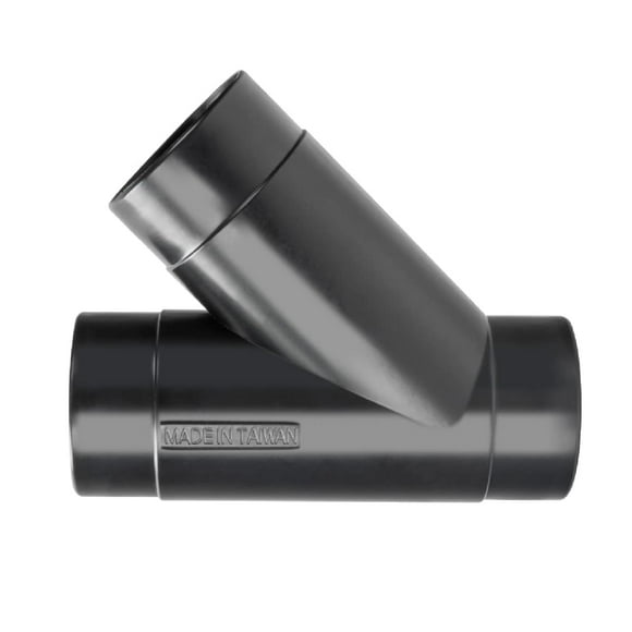 Conector en Y de recogida de polvo POWERTEC de 2,5 pulgadas para mangueras, paquete de 1