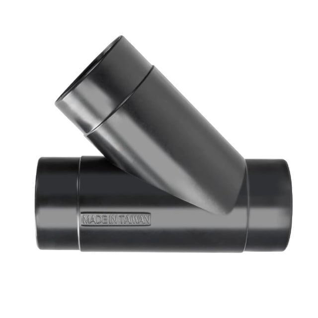 Conector en Y de recogida de polvo POWERTEC de 2,5 pulgadas para mangueras, paquete de 1