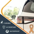 thumbnail image 4 of Magnet Me Up Support Leukemia and Kidney Cancer Awareness Orange Ribbon Magnet Decal, 3.5x7 In, Vinyl Automotive Magnet, 4 of 7