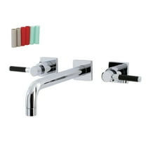 Kingston Brass KS6021DKL Kaiser Two-Handle Wall Mount Roman Tub Faucet, Polished Chrome