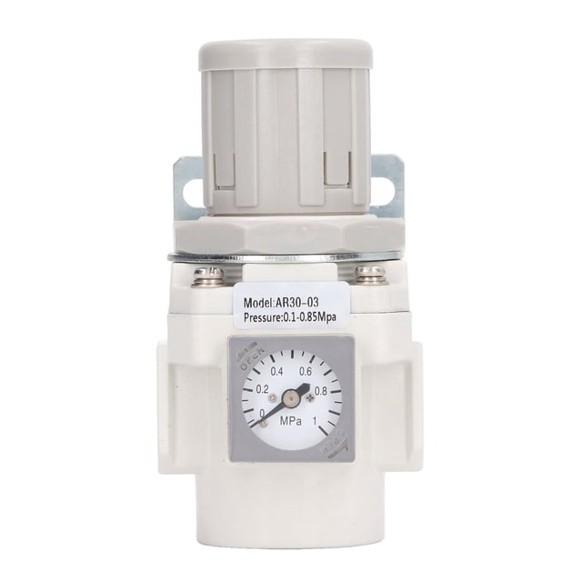 Regulador de presión de aire con manómetro de 14,5 a 123,3 PSI, miniválvula de control para compresores de aire y herramientas neumáticas G3/8 pulg.