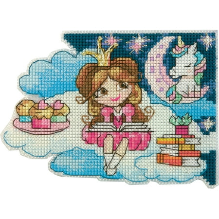 UPC: 4823069642709 | T-81C Counted cross stitch kit Bookmark Fantasy world. Girl