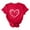 Red-41, variant on Perfectbot Women's Valentine's Day Red Shirt Cute Love Heart Graphic Short Sleeve Casual Tee