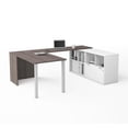 thumbnail image 1 of Bestar i3 plus U-Desk with One File Drawer, 1 of 3