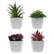 thumbnail image 2 of 4 piezas de simulación de plantas suculentas decorativas de imitación de plantas en maceta para decoración del hogar, 2 of 6