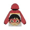 thumbnail image 1 of RYAN'S WORLD Red Titan Little Boys Water Resistant Light Windbreaker Jacket 6, 1 of 5