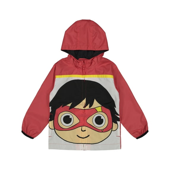 RYAN'S WORLD Red Titan Little Boys Water Resistant Light Windbreaker Jacket 6