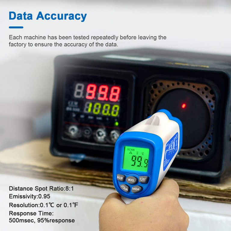 Infrared Thermometer, Non-Contact Digital Laser Temperature Gun