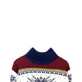 thumbnail image 4 of Qiylii Christmas Sweaters for Women Men Couple Matching Turtleneck Knitted Jumpers Holiday Pullover, 4 of 9
