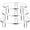 5'',6'',8'', variant on 3 count Round Riser, Clear Round Display Stands