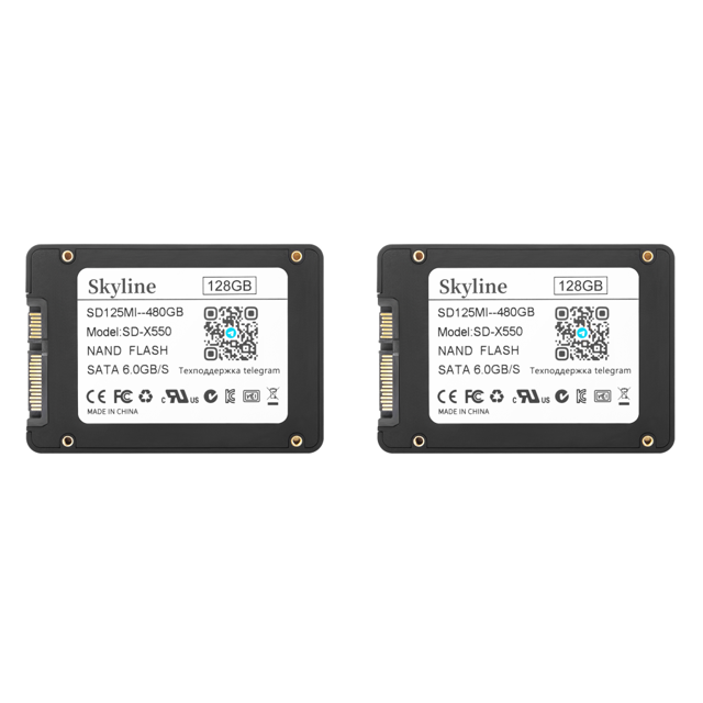 Unidad Estado Sólido SATA SSD 520 MB/S 2 5 Pulgadas para PC Portátil Escritorio (128G)