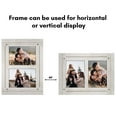 thumbnail image 4 of Americanflat Dual Rustic Photo Frame - 5" x 7" - Aspen White, 4 of 8