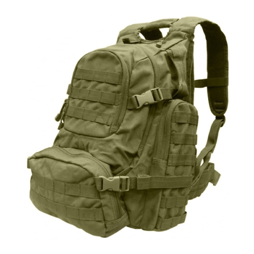 Condor Go Bag - Black | Tactical Messenger Bag With Padded Back & Multiple Compartments