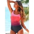 thumbnail image 2 of Traje de baño sexy sin espalda para mujer, traje de baño con estampado degradado de talla grande europeo y americano,, 2 of 5