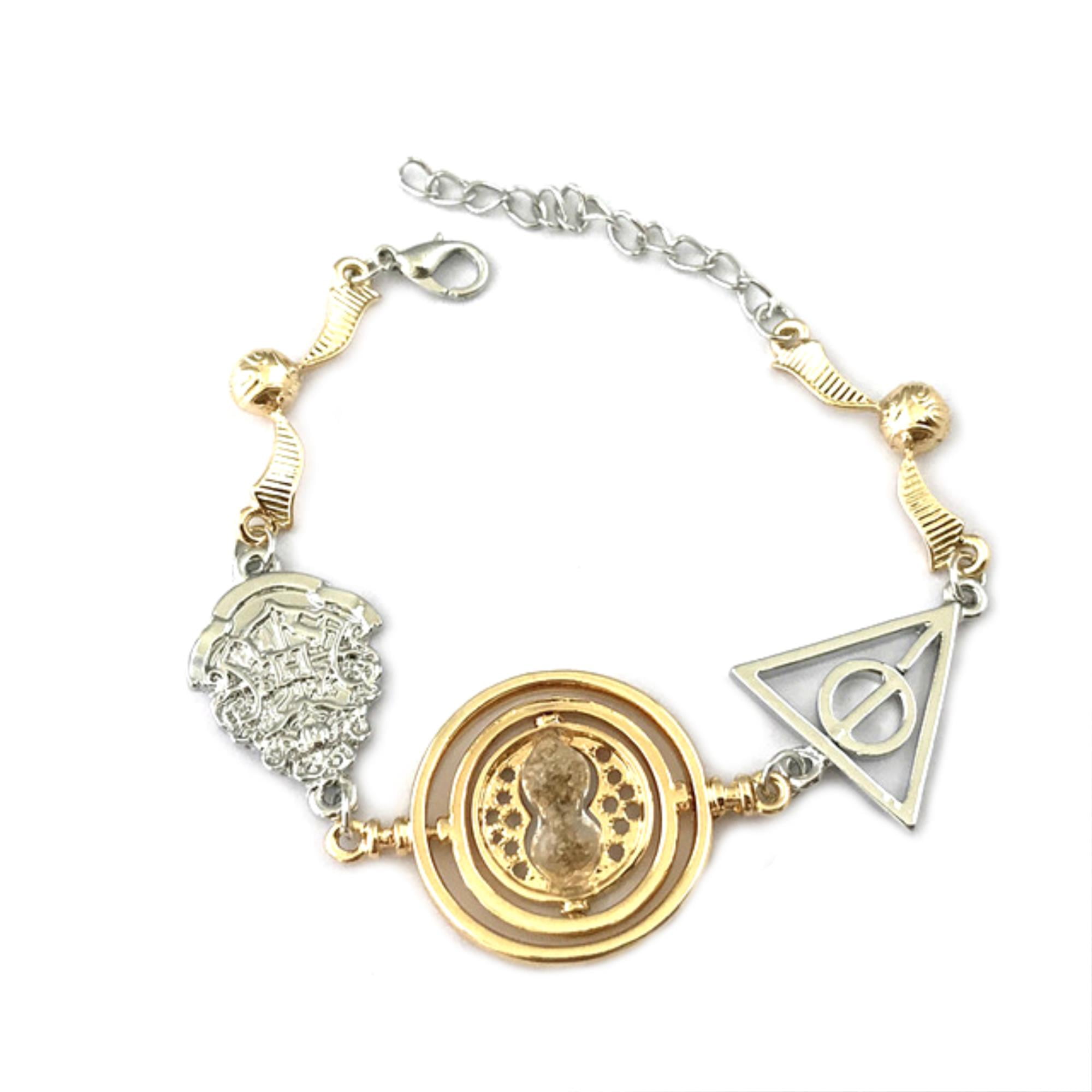 Harry Potter Movie Novel Fashion Silver & Gold Tone Novelty Charm