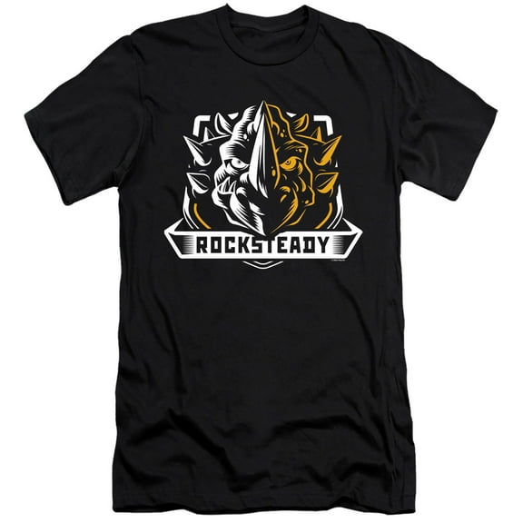 TMNT Teenage Mutant Ninja Turtles Rocksteady Unisex Adult Canvas Brand T Shirt