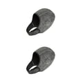 thumbnail image 2 of Qarigey Gorros de natación Pelo Largo Limpio Piscina Hombres Mujeres Accesorios de playa Color sólido Gorro de baño impermeable para surf Kayak Gris claro 2piezas Qarigey CBP340934, 2 of 6