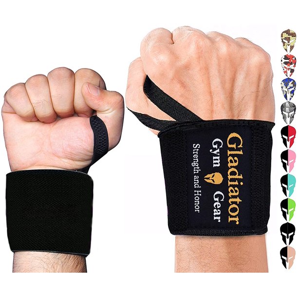 Weight Lifting Wrist Wraps with Thumb Loops Wrist Support