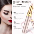 thumbnail image 1 of Electric Eyebrow Hair Remover Painless Eyebrow Trimmer Razor Removal Tool For Face Lips Nose Facial Hair Removal Portable Safe & Effective, 1 of 4