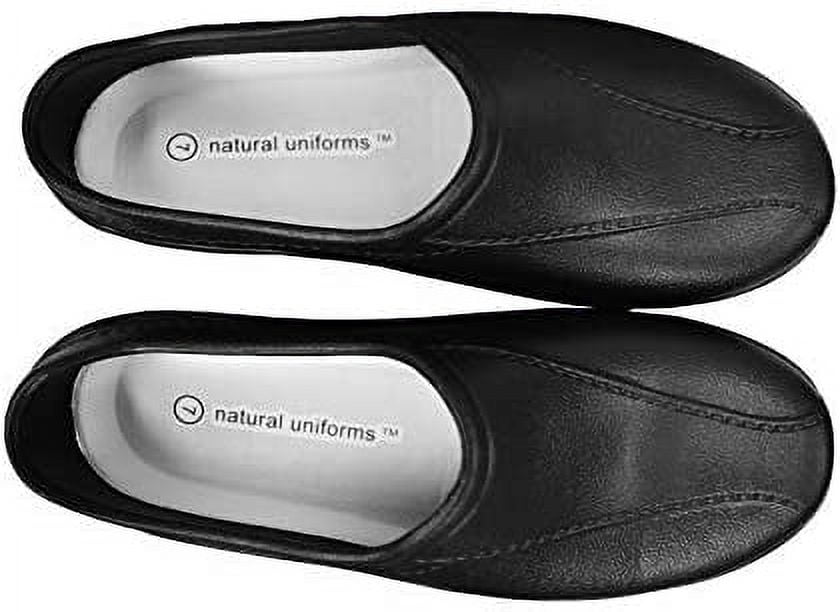 Natural Uniforms Womens Ultralite Strapless Clogs Black Size