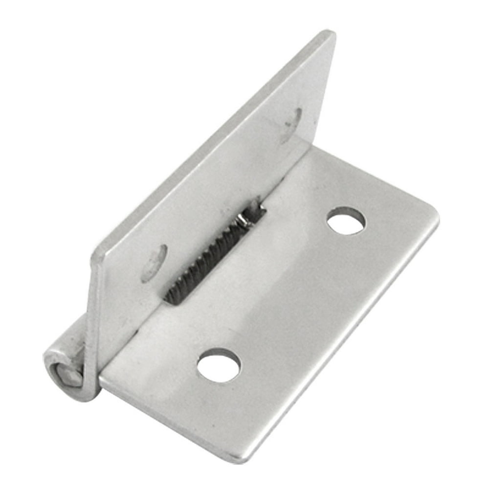 Unique Bargains Metal Door Spring Loaded Self Opening Hinges