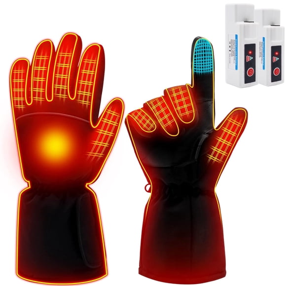 Guantes térmicos MMlove recargables e impermeables para hombres y mujeres