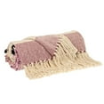 thumbnail image 4 of Parkland Collection Inca Purple Variegated Cotton Throw Blanket, 50 x 60 Decorative Couch Throw, 4 of 4