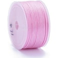 thumbnail image 2 of 1roll 1 Roll 21.87 Yards(20m) 2mm Polyester Cords Bead Thread Polyester Cords Stringing Materials for DIY Bracelets Necklace Beading Jewelry Making and Crafts 1roll Pearl Pink, 2 of 3