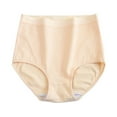 thumbnail image 2 of Cheers Women Panties Solid Color Abdomen Lady Mesh Stretchy Briefs for Postpartum, 2 of 2