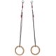 thumbnail image 1 of Professional Gym Ring Gym Rings Gym Rings Gymnastics Fitness Training 120 Kg, 1 of 5