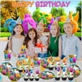 thumbnail image 3 of Sunny Bunnies Party Supplies Decor Cups Fans Decorations Honeycomb Centerpieces Cake Toppers, 3 of 6