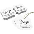 thumbnail image 3 of Darling Souvenir Wedding Favor Tag Grazie Wedding Thank You Gift Custom Hang Tags-White-50 Tags, 3 of 4