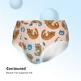 Boys Underwear Funny Cute Cartoon Cat Brown Comtfy Soft Cotton Teens