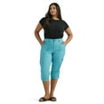 thumbnail image 3 of Lee Women's Plus Size Flex-to-Go Cargo Capri, 3 of 10