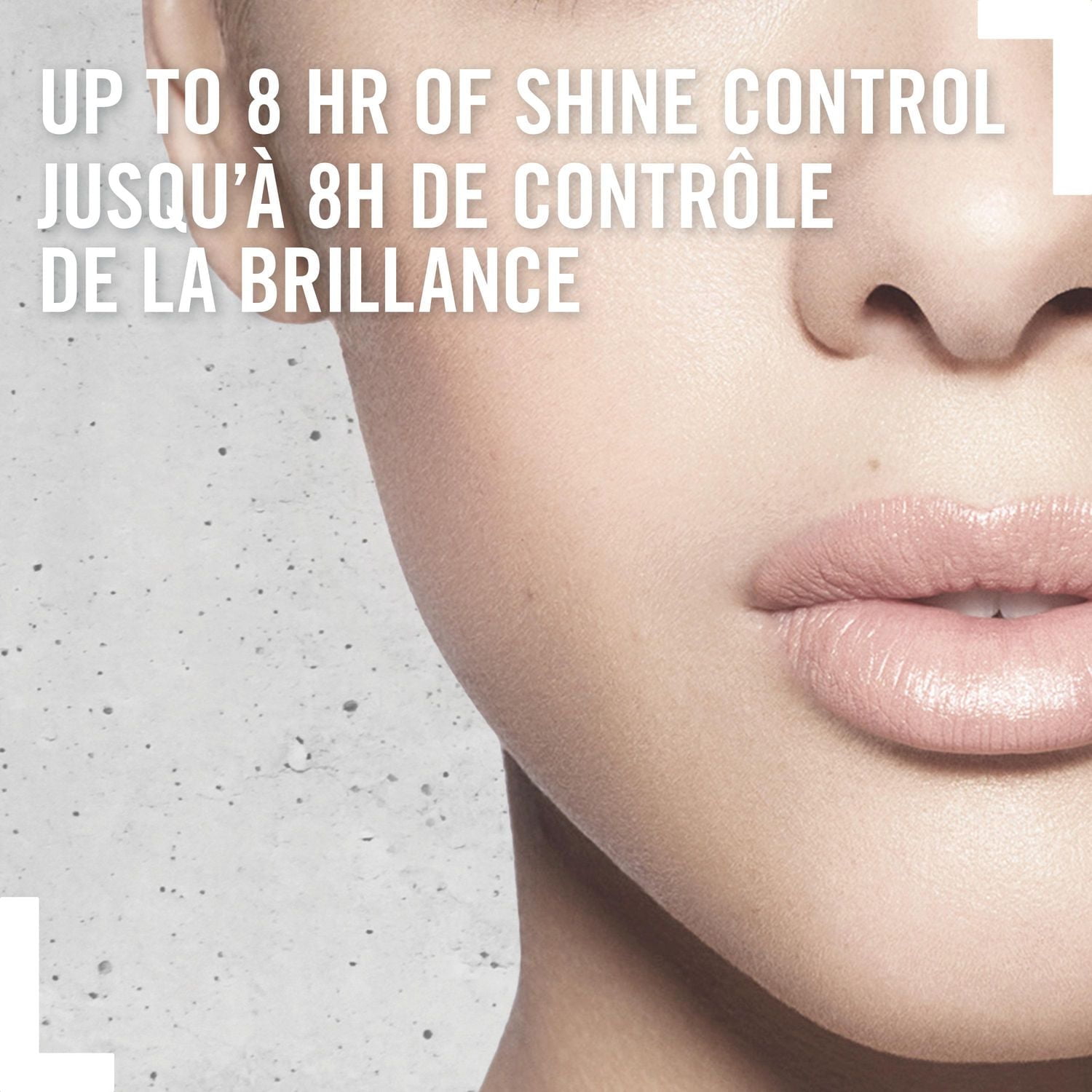 Rimmel Apprêt Stay Matte, formule ultra légère, contrôle la brillance jusqu'à 8 heures, non lourd ou gras, 100% Sans Cruauté Teint mat doux