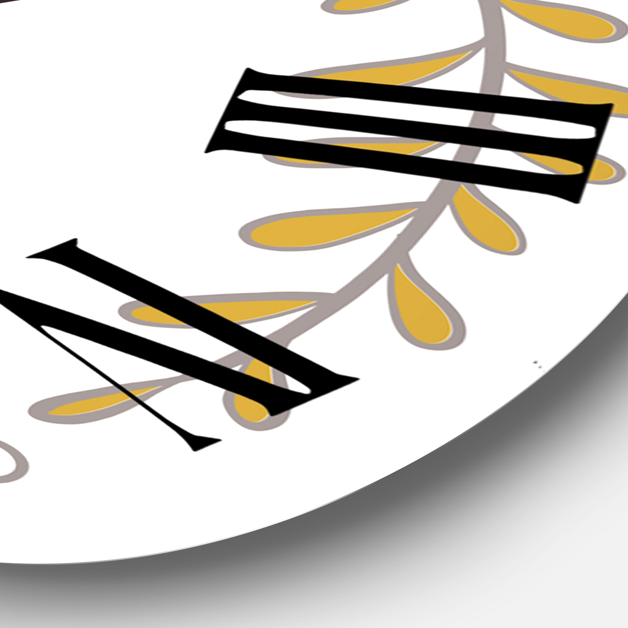 Designart 1 in Quartz Traditional Wall Clock