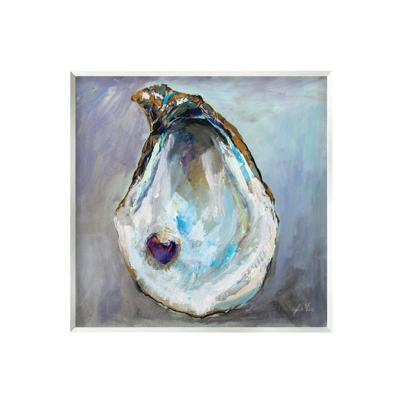 Stupell Industries Oyster Shell with Pearl Animals & Insects Painting Unframed Art Print Wall Art, 12 x 12