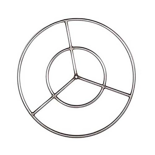 19 Diameter Stainless Steel Fire Ring Walmart Com Walmart Com