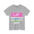 thumbnail image 3 of Bougie Trash Where Hood and Classy Meet - Unisex Cotton Tee, 3 of 7
