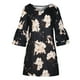 thumbnail image 5 of ICHUANYI Liquidación Vestido casual para mujer Vestido de manga acampanada estampado con cuello en V dulce y lindo ICHUANYI WER202308245809, 5 of 8
