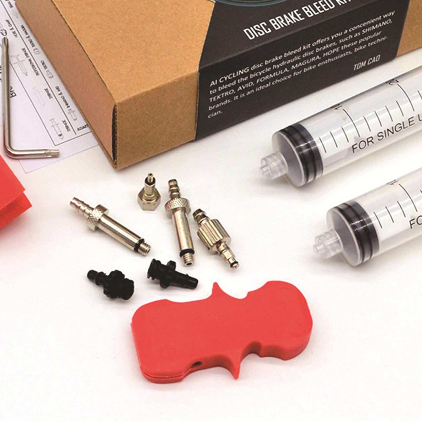 Xuanheng Bicycle Bike Hydraulic Disc Brake Oil Bleed Kits For Nutt For Avid For Hayes Multicolour 14cx3x3cm