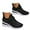 Black, variant on Women's Sparkly Wedding Sneakers - Glittery Bling Dressy Shoes for Bride with Breathable Wedge Heel