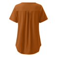 thumbnail image 4 of adviicd Chemises d'Été pour Femmes Hauts Décontractés à Manches Courtes T-Shirts Graphiques Mignons Or,TTTG, 4 of 4