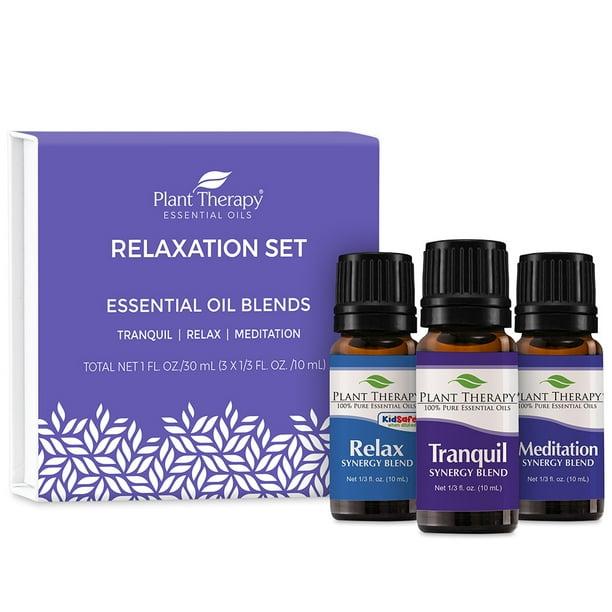 Plant Therapy Essential Oils Relaxation Blend Set 100 Pure, Undiluted