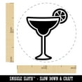 thumbnail image 2 of Margarita Cocktail with Lime Self-Inking Rubber Stamp Ink Stamper - Purple Ink - Medium 1 Inch, 2 of 7