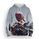 thumbnail image 3 of Sudadera con capucha Miniso para hombre con estampado 3D de Deadpool, estilo hip hop callejero, para deportes al aire libre, ropa informal diaria para hombre, 3 of 5
