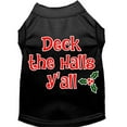 thumbnail image 5 of Christmas Pet Dog  Cat Shirt Screen Printed, "Deck The Halls, Y'all", 5 of 11